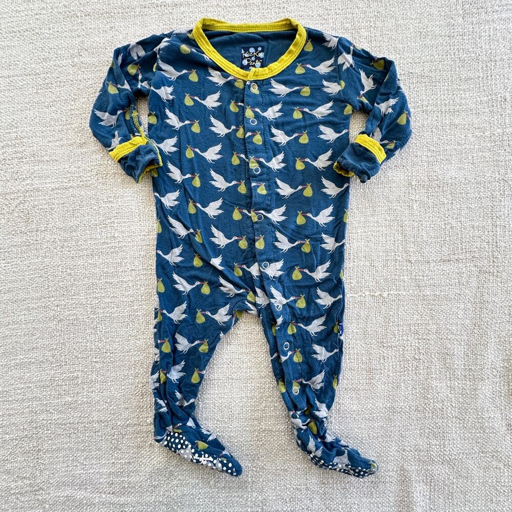 Kickee Pants Stork Sleeper GUC 3-6mo